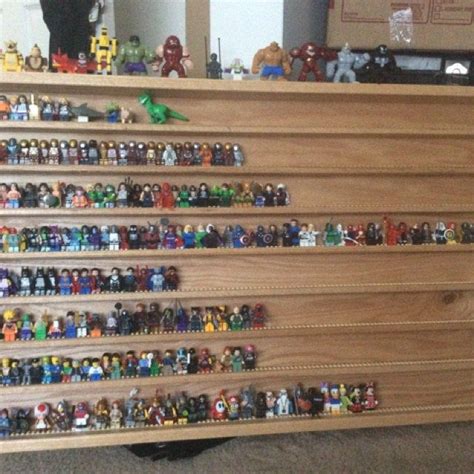 Handcrafted Hardwood Lego Display Case For Minifigures