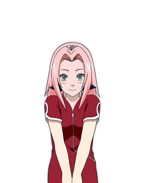 Young Sakura Long Hair Render 4 Naruto Mobile By Maxiuchiha22 On