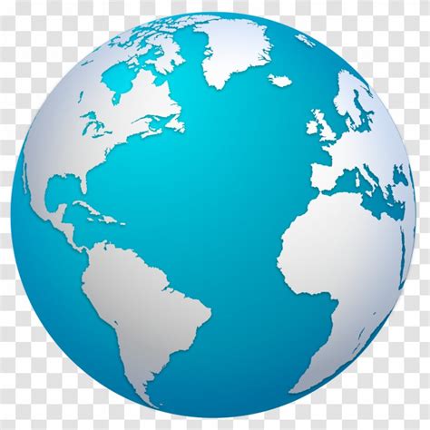 Earth Globe World Map Vector Transparent Png