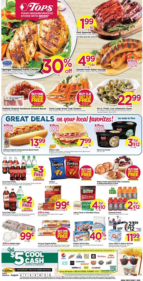 Tops Friendly Markets Current weekly ad 08/06 - 08/12/2023 - frequent