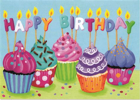 Happy Birthday Cupcakes Card Imagination Toys