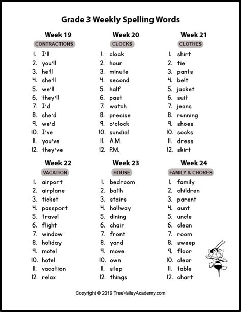 Grade 3 Spelling Words Games