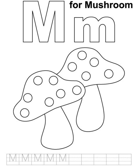 Learning by coloring is particularly awesome. Letter M Coloring Page at GetColorings.com | Free ...
