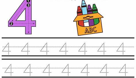 Number Worksheet Kindergarten -4 - About Preschool