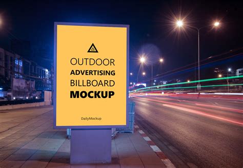 The 2021 billboard music awards (bbmas) will air live on sunday, may 23 at 8et/5pt on nbc (e!'s the 2020 billboard music awards aired on oct. Outdoor Advertising Billboard Mockup Free 2021 - Daily Mockup