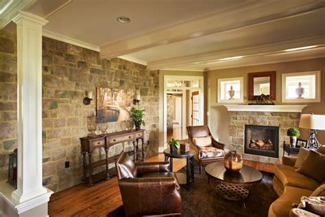 Incredible Interior Decors With Stone Walls