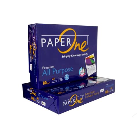 Paper One A4 Copy Paper 80g 500sheets Ream Office More