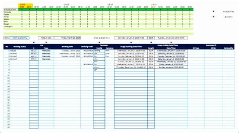 Rated 5.0 out of 5. 8 Excel Booking Calendar Template - Excel Templates ...