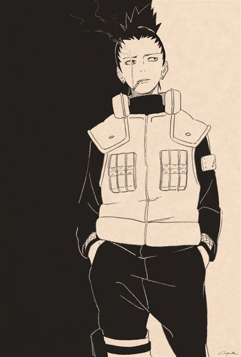 Shikamaru Nara Naruto Anime Naruto Kakashi Personajes De Naruto