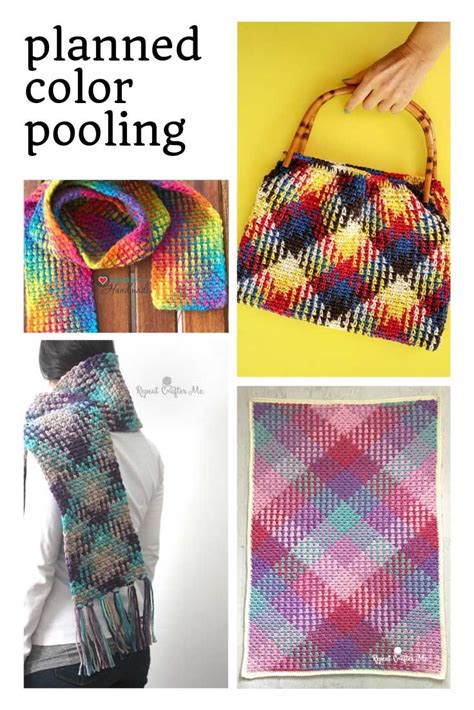 Planned Pooling Crochet Patterns To Create A Cool Argyle Effect