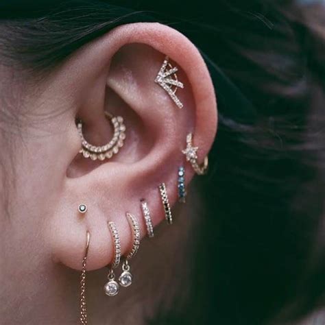 20 Gorgeous Daith Piercings That Will Make You Book An Appointment Asap Ear Jewelry Small