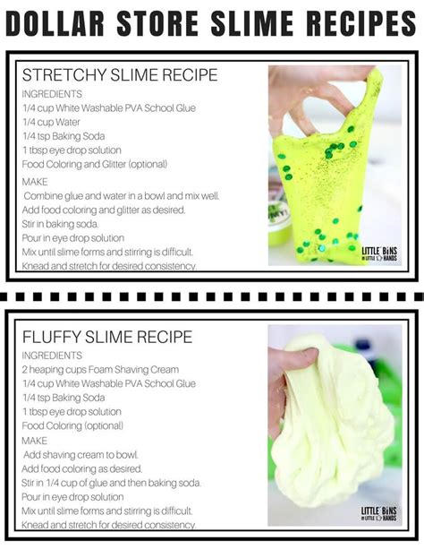 How To Make Dollar Store Slime Little Bins For Little Hands