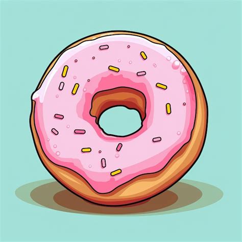 Premium Ai Image Donut Illustration