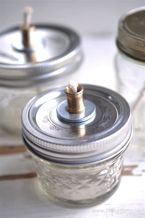 Diy Mason Jar Oil Lamps Simple To Make And So Beautiful Perfect For A