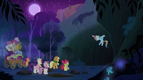 Image Rainbow Dash In Front Of The Cave S3e06png My Little Pony