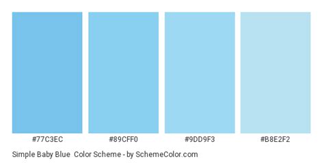 Color Scheme Palette Image Blue Color Schemes Light Blue Color Code