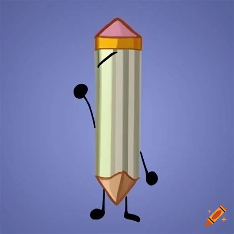 Artistic Illustration Of Pencil From Bfdi