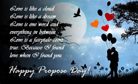 Download Love Is Cloud Happy Propose Day Propose Day Wallpapers For