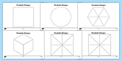 Parabolic Design Templates Teacher Made Twinkl