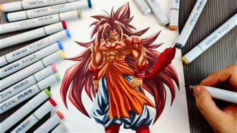 Drawing Goku Final Ultimate Form Omni Super Saiyan Youtube
