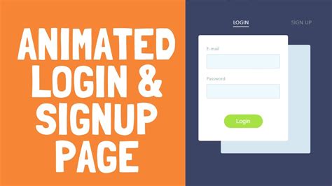 Animated Login Form Create With Html And Css Login Page Using Html Css