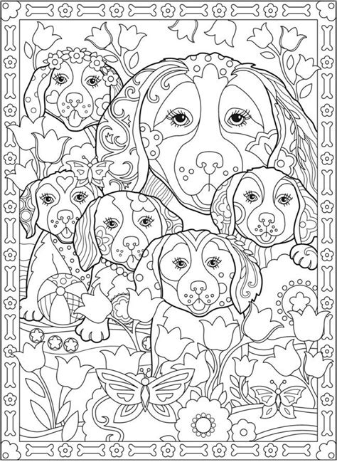 Pin By Laura On Colouring Pages For Adults Puppy Coloring Pages Dog