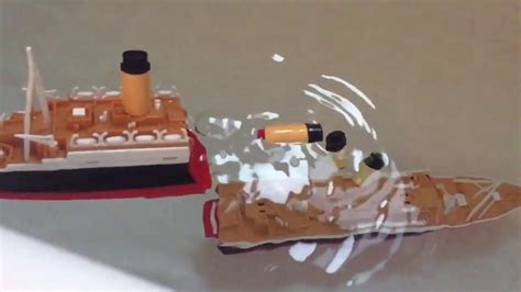 Titanic Submersible Model Sinking