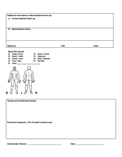 Incident Report Form Ohio Free Download