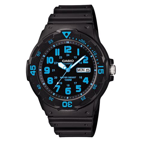 Sport men s us9282 silver casio youth ad173 watch for men coming second in the list of best sports watches for men available in india, fitbit versa lite. Casio Mens 100m Water Resistant Analogue Watch Black ...
