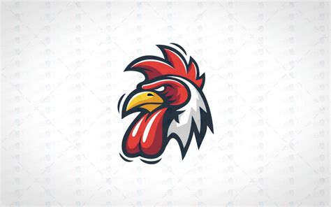 See more ideas about rooster logo, logos, logo design. Magestic Rooster Logo Rooster Mascot Logo For Sale | eSports Logo - Lobotz
