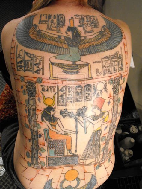 32 Egyptian Back Tattoo Ideas Yosabaker