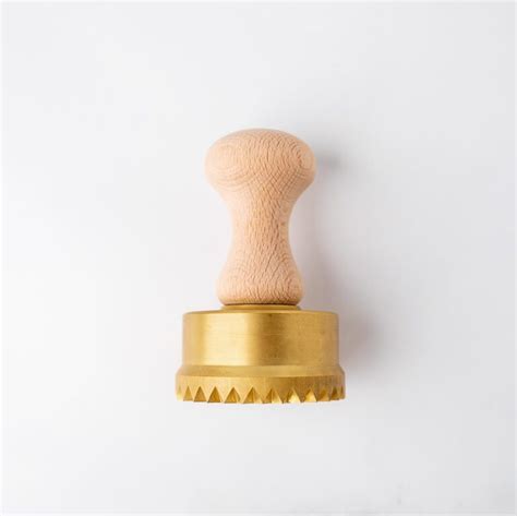 Brass Round Ravioli Stamp Qb Cucina