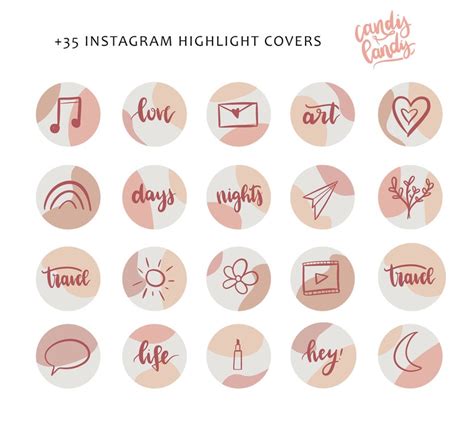 Instagram Story Highlight Covers 35 Highlight Icons Etsy