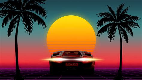 Ford Mustang Retro Vibes Retro Retrowave Outrun Synthwave Ford