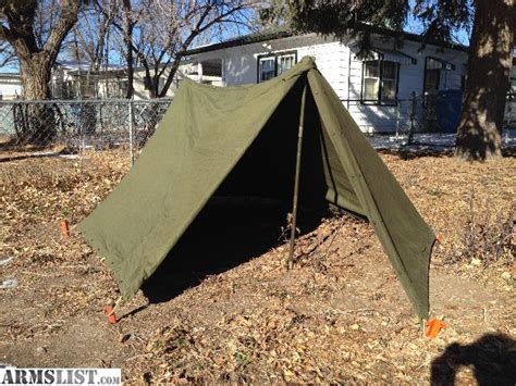 Armslist For Sale Usgi Half Shelter Tent With Poles And Stakes