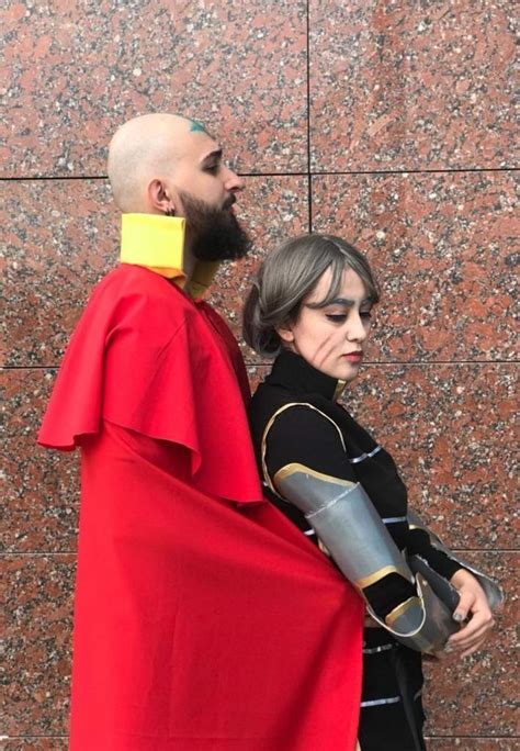Tenzin And Lin Beifong From Avatar Cosplay Amino