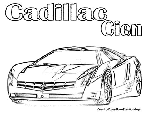 Sports Cars Coloring Pages