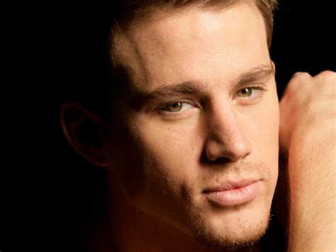 Wallpaper Channing Tatum Actor Dark Eyes Passionate Lips