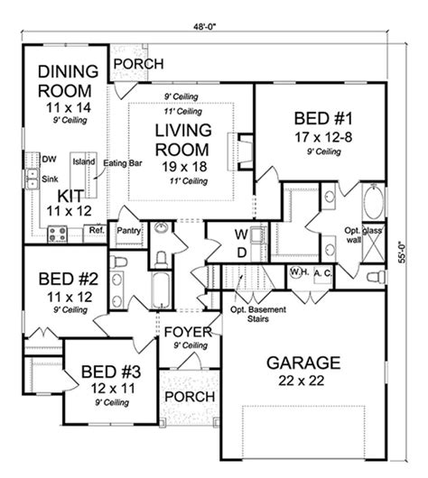 Craftsman Plan 1709 Square Feet 3 Bedrooms 25 Bathrooms 4848 00343