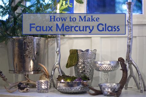 How To Make Faux Mercury Glass Diy Scoop