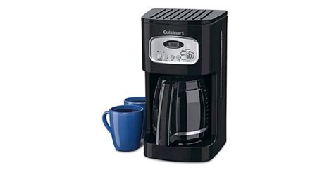 With adjustable brew strength, this cuisinart programmable coffee maker makes sure you always have the perfect cup of coffee. Cuisinart Black 12-cup Programmable Coffee Maker