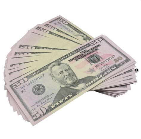 Check spelling or type a new query. 5,000$ Full Print Realistic Prop Money 50$ Dollar Bills Cash Fake Movie Replica - Replicas ...
