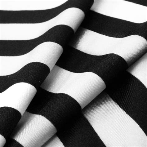 Spandex Nylon Lycra 4 Way Stretch Fabric W150cm190gm Cirque Striped