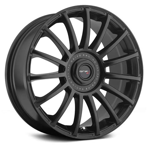 Drifz® 306b Halo Wheels Satin Black Rims