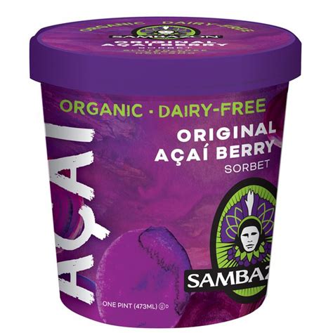 Sambazon Sorbet Organic Original Acai Berry 1 Pt Instacart