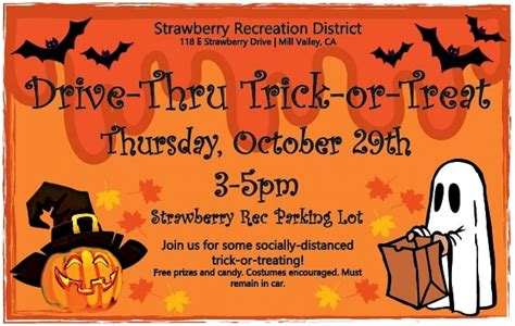 Drive Thru Trick Or Treat In Strawberry October 2020 Marin
