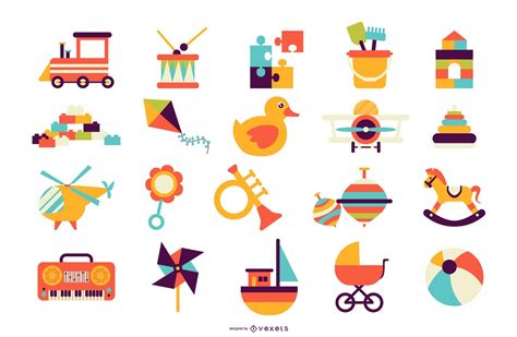 Toys Vector Collection Vector Download
