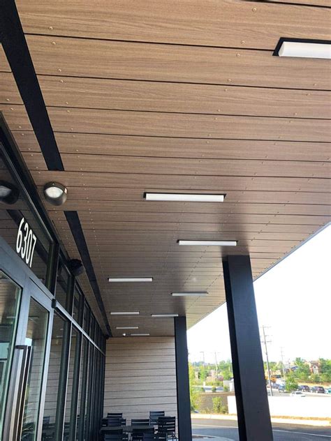 Exterior Soffit Panels Commercial Wood Look Panel