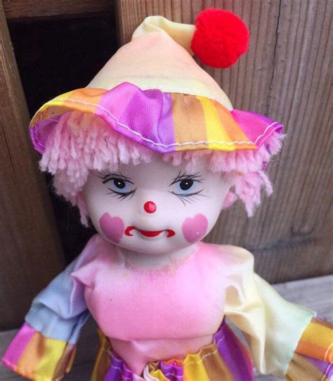 Excited To Share This Item From My Etsy Shop Porcelain Clown Doll Woman Jester Doll Vintage