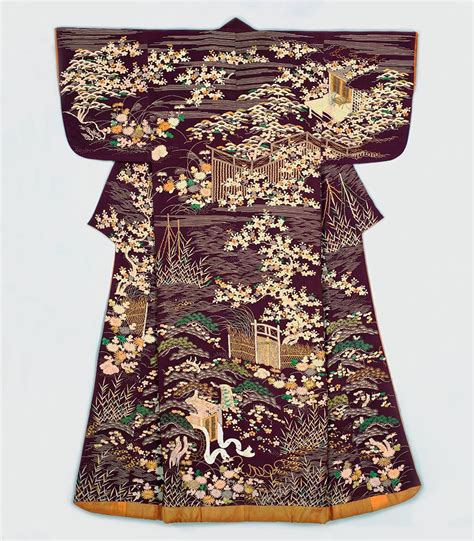 This Outer Kimono Or Uchikake Would Have Belonged To A High Ranking
